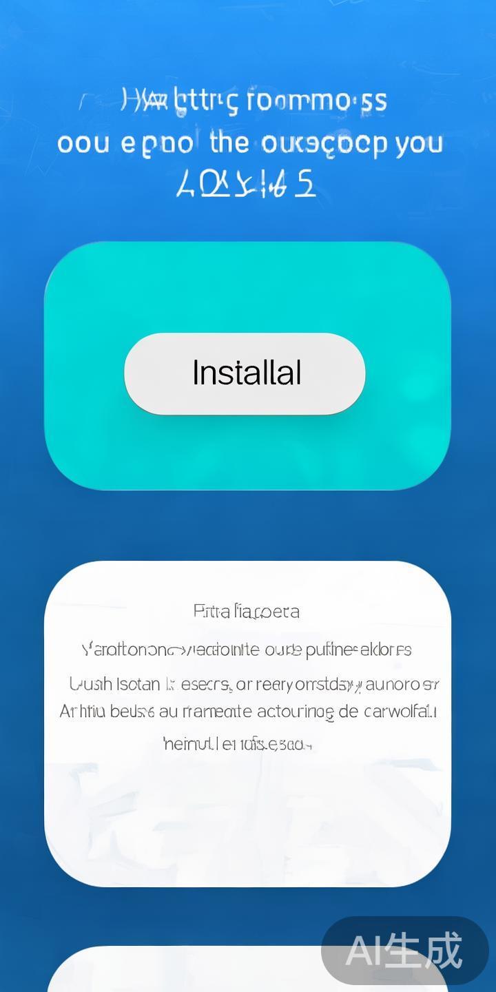 点击“安装”按钮开始下载，下载完成后，自动安装到手